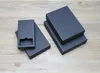 Drawer Shape Artigianato Regalo Fatto a mano Confezione per sapone nera Caselle di carta nera Black Kraft SOAP Confection Box .12.02