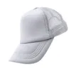 13 färg sommar mode röd svart vanlig trucker mesh hatt snapback blank baseball cap justerbar storlek