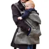 Muqgew Baby Carrier Sling Cloak Warm Cape Cloak Winter Cover Wind Out Stared Carry Baby Sling Carriers 2-30M