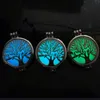 3 colores árbol de la vida aromaterapia aceite esencial difusor collar medallón que se puede abrir con almohadillas de repuesto DIY joyería de moda para mujeres