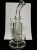 9,5 polegadas Hookahs Klein Dab Rig Glass Bongs Torus Bongo Recycler Petróleo Plataformas De Fumadores Tubos de Água Conjunto tamanho 14.4mm preço barato navio grátis