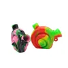 10 PCS Silicone de Viagem Mini Bongos O Caracol forma Silicone Blong Bong Bubbler Fumar Bubbler Joint Pequeno Tubulação De Água Pequenos Tubos de Mão Da Tubulação