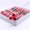 Regalo de San Valentín Regalos para el día de la madre Flor de rosa Jabón hecho a mano Cristal Favores de boda Flor de jabón de rosa Envío gratis LX3898