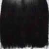 Tape i hårförlängning Naturfärg 200g / 80pcs 16 till 24 tum Rak Remy Brasiliansk Hårband i Human Hair