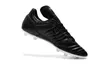 Mens Copa Mundial Chuteiras de futebol preto branco chuteiras FG para clássicos Made in Germany Botas de futebol da Copa do Mundo de couro botines futbol