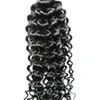 Mongolian Kinky Curly Bulk Hair 100g 1pcs Mänskliga hårbulk för flätning Bulk Afro Kinky Curly Braiding Hair 18 "20" 22 "24" 26 "