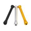 70mm Premium Metal Snuff Straw Sniffer Snorter Nasal Tube Snuffer Snorter Tool Nasal Fumar hierba Pipa Sniffer