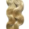 Extensiones de cabello con cinta de trama de piel 40pcs 10 "-26" Cinta rubia en extensiones de cabello humano Remy Body Wave Tape Extensiones de cabello 100g