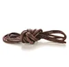 1Pair Waxed Coloured Shoelaces For Leather Shoes Laces Round Strings Martin Boots Sport Shoes Cord Ropes 8 Colors