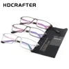 HDCRAFTER, monturas ópticas para hombres y mujeres, monturas para anteojos, gafas comerciales, anteojos de moda, montura de aluminio graduada