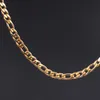 18-28 ''zilver goud zwart kies 5 stks veel in bulk goud roestvrij staal NK Chain link ketting sieraden voor vrouwen mannen gi212V