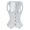 underbust corset stalen baleinen plus size vest basken korsetten en bustiers lingerie voor vrouwen top sexy corsetto schouderriem