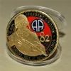 Moneta della sfida militare D Day 82nd Moneta della sfida della Guardia d'Onore delle Americhe aviotrasportate