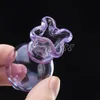 Glass Bubble Carb Cap With Quartz banger Flat Top Quartz nail for water pipes dab oil rigs