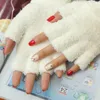 Kadın Yarım Parmaklar Eldiven Kış Sıcak Eldivenler Yetişkin Boyutu Kadın Moda Parmaksız Eldiven Toptan Melody2041