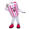 Hög 2018 -kvalitet Yummy Colorful Ice Cream Adult Hot Selling Anime Mascot Costume Gift for Halloween Party Free Frakt