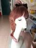 Gloss White Female Mannequins Head Long Neck Model Head Hair Displayer For Wig Hat Scarf Without Makeup4303062