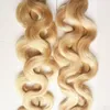 Blonde Hair 200g 1gstrand Double Drawn Fusion Hair body wave Nail U Tip Machine Made Remy Pre Bonded Hair Extension1330698