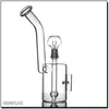 Hookahs 8 polegadas tubo de tubulação de água de bong de vidro com unha Dab Rig Clear 10mm articulação