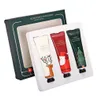 Nieuwe aankomst handcrème set vochtinbrengende lotion 3 stks / set hand scrub voedende handlotion zorg set 30ml