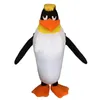 2018 Sconto vendita in fabbrica Baby Penguin Costume della mascotte Formato adulto l'animale antartico Pantera nera Costume Carnevale Mascotte Mascota Suit