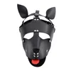 Sex Products PU Leather Hood Mask Headgear Dog Bondage Slave In Adult Games Couples Fetish Flirting Toys For Women Men Gay