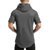 Marque Designer-Mens Jogger Hoodie T-shirt À Manches Courtes Nouvelle Mode Coton Casual Hommes Chemise Pour Zipper Pull Survêtement