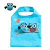 Cute Animal Owl Shape Folding Bag Eco Friendly Ladies Gift Foldable Reusable Tote Bag Portable Travel Folding Bag