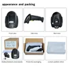 ماسح الباركود الليزر اللاسلكي بالليزر يدوياً USB Automatic Laser Laser Barcode Reader POS PC LAPTOP 2 4GHZ Wireless USB2 0 Wired 290O