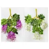 Konstgjord Silke Wisteria Ivy Vine Green Leaf Vine Garland Simulation Props för Party Wedding Home Decoration