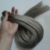 U Tip Fusion droite Cheveux Cheveux Remy Pré-liés U Tip Coiffure Extension de cheveux 16 "18" 20 "22" 24 "Colorées Colorées Colorées Capsules de kératine
