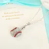 Baseball pendentif colliers offre spéciale argent chaîne colliers cristal pendentifs pour femmes fille fête cadeau mode bijoux en gros