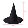 Cosplay Props Magic Hat Witch Hat Wizard Hat Adult Womens Men Party Costume Black Oxford Spire Cap GA366