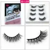 4 Pairs/Set Natural Eyelashes 3D False Eyelash Eye Makeup Long Thick Eyelash Extension 10 Styles Handmade Eye Lashes