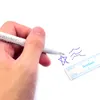 Microblading Pele Piercing Cirúrgico Sobrancelha Marcador Caneta Com Medida Régua + Magic Eraser Removedor de Escova de Tatuagem Escriba Ferramenta