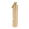 10mm Solid brass EDC Emergency Safety Survival Aid Whistle Keychain For Camping Hiking Tools6821690