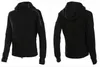 Neue Marke Fishion Hoody Herren Sportanzüge Schwarz Weiß Trainingsanzüge Kapuzenjacke Männer / Frauen Windjacke Reißverschluss Sportbekleidung Mode ZNE Hoodys