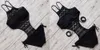Yeni Tek Parça Mayo 2018 Mayo Kadınlar Push Up Monokini Katı Bodysuit Set Seksi Plaj Kıyafeti Maillot de Bain Femme Bodysuits