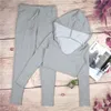 2017 frühling neue ankunft frauen sport kit baumwolle mit kapuze und hosen schwarz und grau farbe sexy sportswear