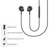 3.5mm de som Estéreo Microfone Do Fone De Ouvido Com Controle de Volume de Microfone para Galaxy S9 S8 Com Fone De Ouvido Intra-Auriculares Com Fio Baixo