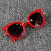 Olho de gato crianças óculos de sol menino menina moda proteção uv óculos de sol simples bonito quadro criança óculos verão praia accesso5550098