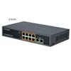 4 8 Ports Standard IEEE802.3at (30W) PoE-Switch Fast Ethernet 10 / 100Mbps 65W-Plug-Play Automatische Erkennung 4CH Poe-Pin1,2 (+), 3,6 (-) mit CE FCC