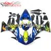 Carenados de tiburón azul de inyección para Yamaha YZF1000 YZF R1 2009 2010 2011 Carenados de plástico ABS Carenado completo de motocicleta Cubiertas de capó de carrocería