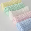 20 sztuk / partia 6 Warstwy dziecka Karmienie Wipe Ręczniki Bawełniane Chusteczki Baby Twarzy Ręcznik Fold Square Towel Noworodka Mycie Towl