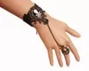 Gratis NIEUWE Halloween Buitenlandse Handel Sieraden Piraat Skeleton Hoofd Diamant Armband Dames Persoonlijkheid Band Ring Fashion Classic Exquisite Elega