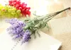 Wholesale-11pcs romance 10 heads artificial silk lavender decorative flower for wedding party and home decoration 3 colors