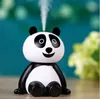 Cartoon Panda Nawilżacz 120ml Office Desktop Mini Aroma Dyfuzor Aromaterapii Ultradźwiękowe Oczyszczacz powietrza LED USB Cartoon Panda Nawilżacz