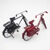 新しいノスタルジア昔ながらの自転車モデル炎飾りブタンガス補充可能なインフラテブルライターレッドブラック3955335