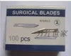 1000pcs/paket 11# Cerrahi Bıçak Bıçakları 11# Scalpel Oyma Canlı Doku Bıçağı'nın yerine Karbon Çeliği Kullanın