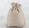 Bolsa de cordão de algodão bolsas de jóias decorativas natal / casamento bolsa de presente